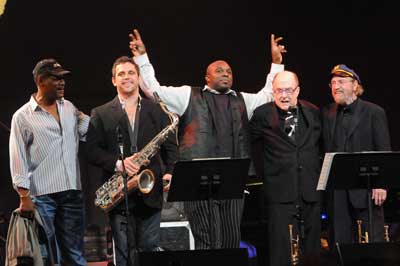 Manhattan Jazz Quintet photo by Hideo Nakajima