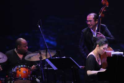 Junko Onishi Trio photo by Hideo Nakajima