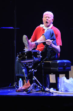 Han Bennink photo by (c)�����p�Y�^(c)Hideo Nakajima�@(c)TOKYO JAZZ FESTIVAL 2010